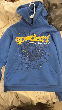 blue Spider Worldwide x Young Thug Sp5der TC Blue Hoodie