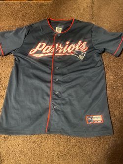 NFL New England Patriots Baseball Jersey Size Medium Adult