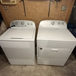 Whirlpool Top load Washer & Electric Dryer 