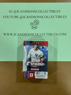 2026 TOPPS CHROME BASEBALL VALUE BLASTER BOX MLB BRAND NEW FACTORY SEALED