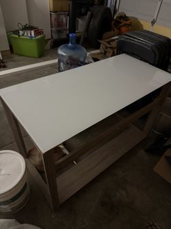Desk With Glass Top