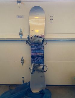 Burton 157.5 Snowboard With Bindings