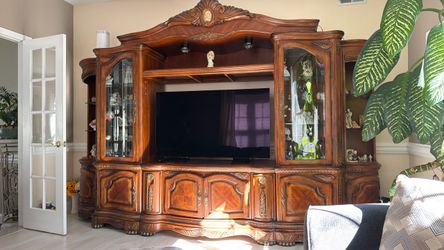 Ornate entertainment Center