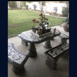 Cement Patio Tables