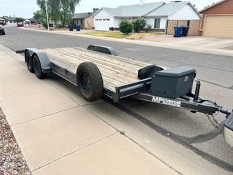 20” MP Customs Car hauler with winch- full set up