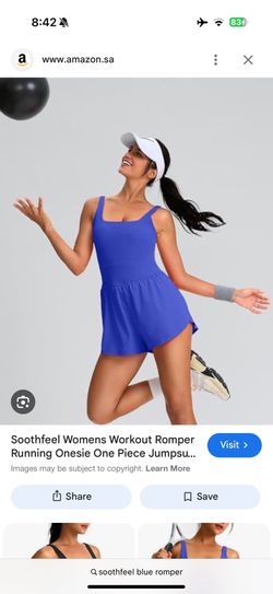 Soothfeel Womens Workout Romper Running Onesie
