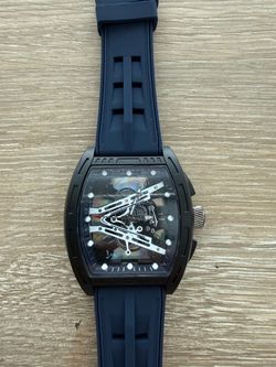 Dark blue watch