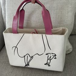 Kate Spade - Maria Kalman Ivory Limited Edition Canvas Handbag / Purse