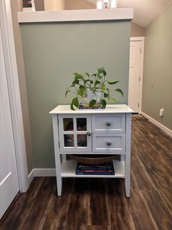 Small white cabinet