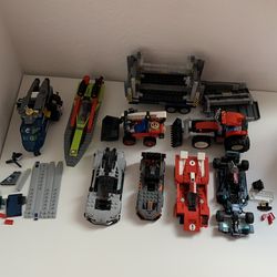 LEGO RACE CAR VEHICLE PARTS LOT 3lbs