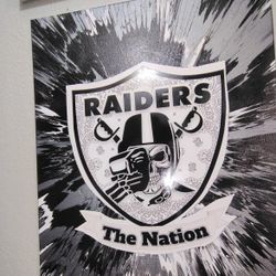 New Custom Raiders Canvas 16x20 