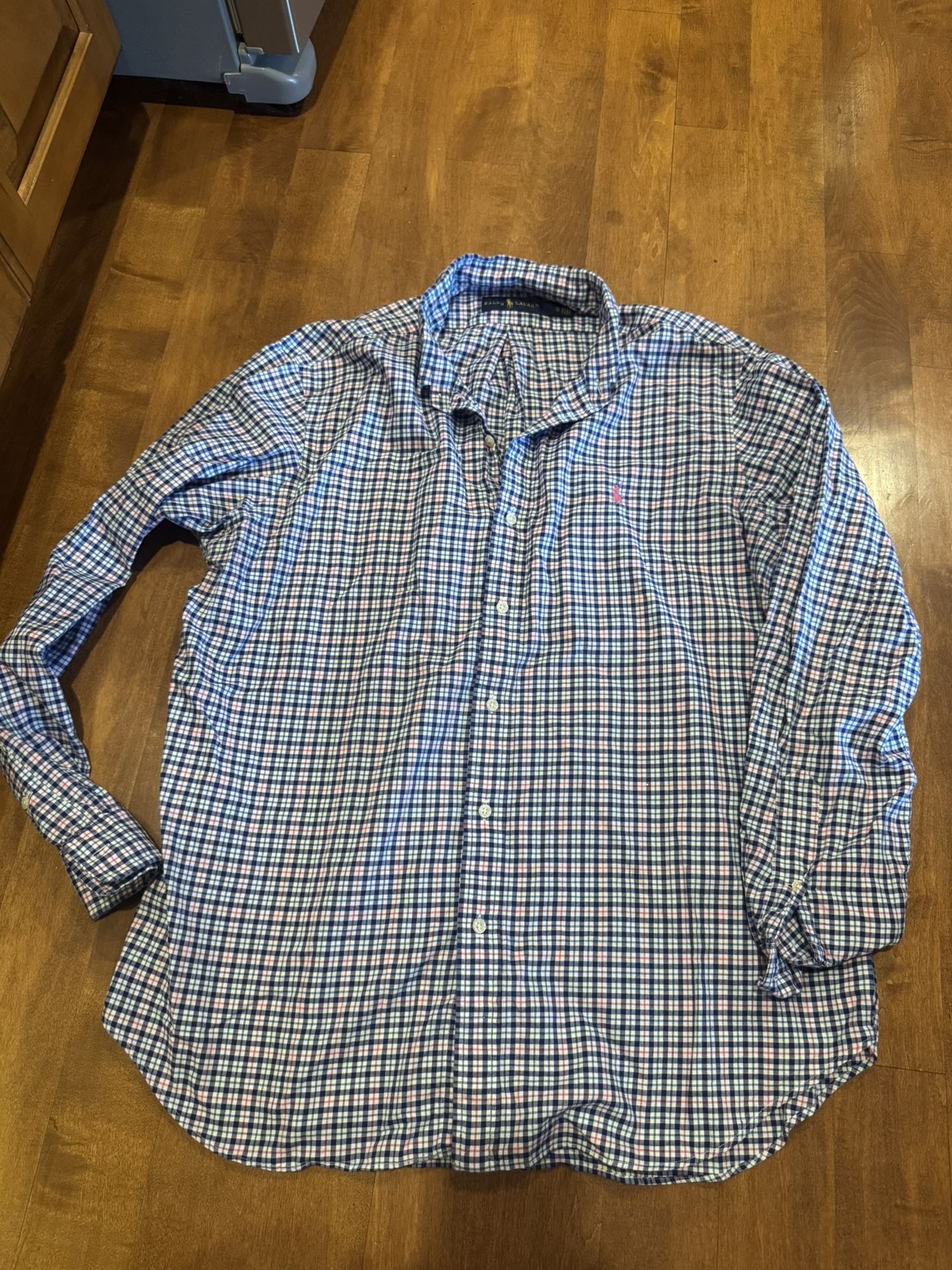 Men’s Ralph Lauren button-down shirt shipping available