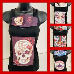 Tank top with mask