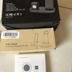 iPhone Samsung Iwatch AirPod Charging Station And Cable