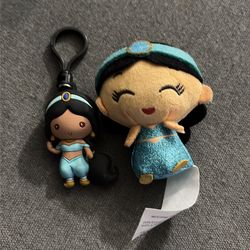 Disney Jasmin  keychain and shoulder buddy new