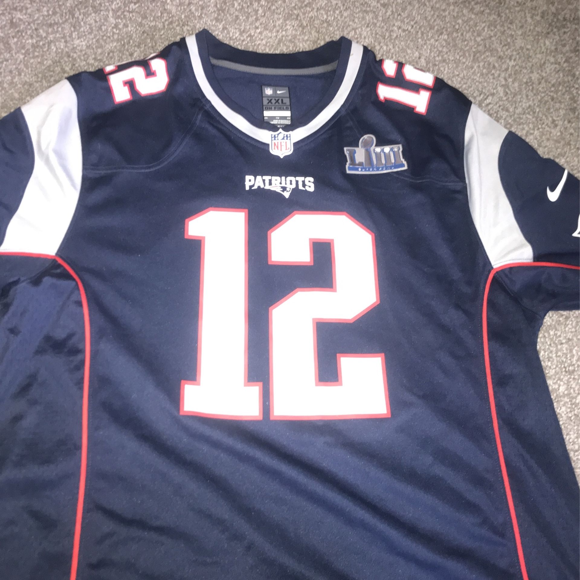 Tom Brady Patriots Super Bowl 53 jersey
