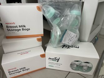 Motif Aura Glow Wearable Breast Pump Bundle – Like New