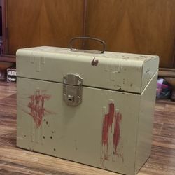 Vintage ACORN Metal File Chest Storage Box