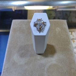 14 Karat Gold With Real Diamonds