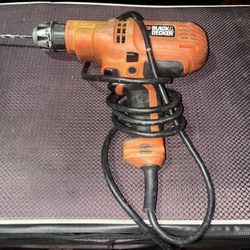 USED - BLACK & DECKER Model DR260C, 3/8” Type 1, 120V 60 Hz Corded Drill