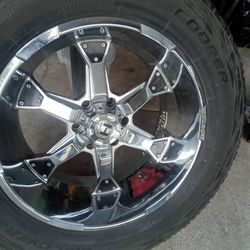 Rines 20 Por 10 Para Silverado Seis Hoyos