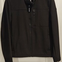 Calvin Klein Men's Black Infinite Stretch Soft Shell Jacket (Size Medium) (BRAND NEW NEVER USED)