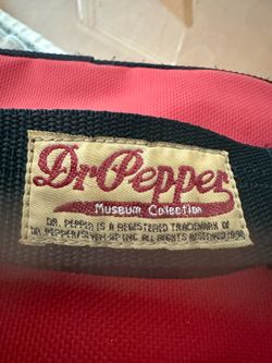 Vintage Dr Pepper Museum Collection bag.
