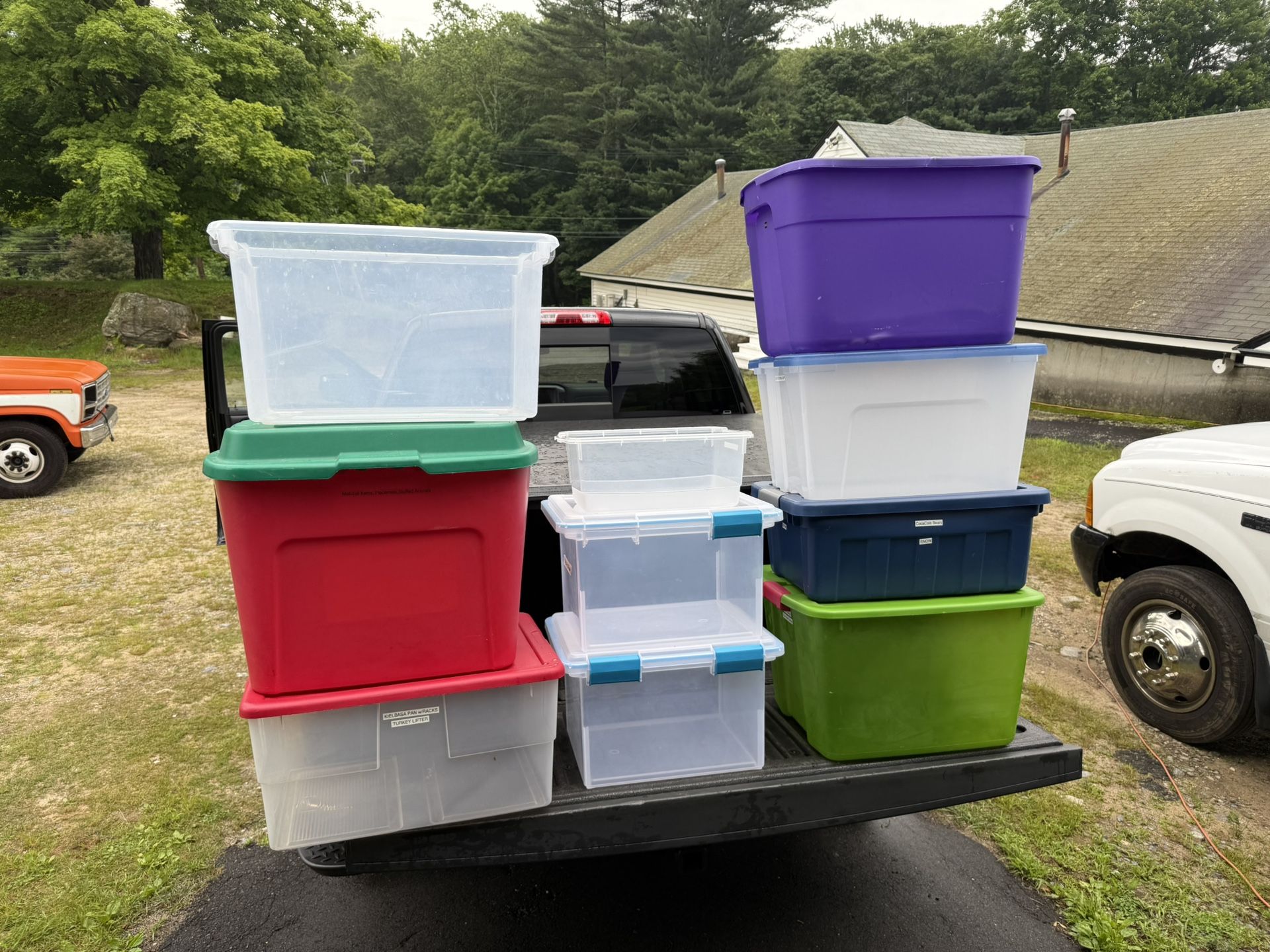 (10) Assorted Storage Containers