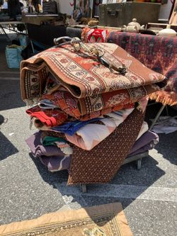 Vintage Lot Of Rugs Persian India