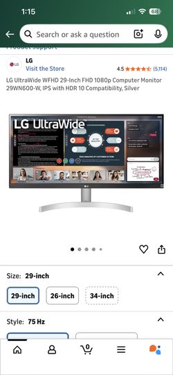 LG Ultrawide Monitor 