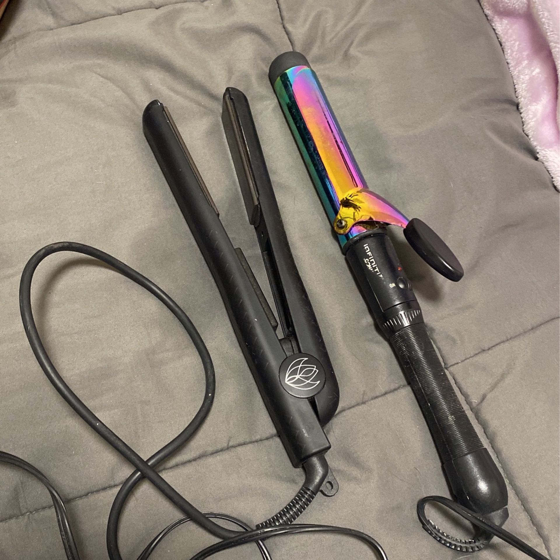 Hair Straightener And Curling Iron