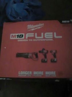 Brand New Milwaukee M-18 Fuel 3 Tool Combo Kit. Retails $ 499. My. Price $ 300obo
