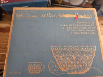 Anchor Hocking 18 Piece Arlington Punch Set