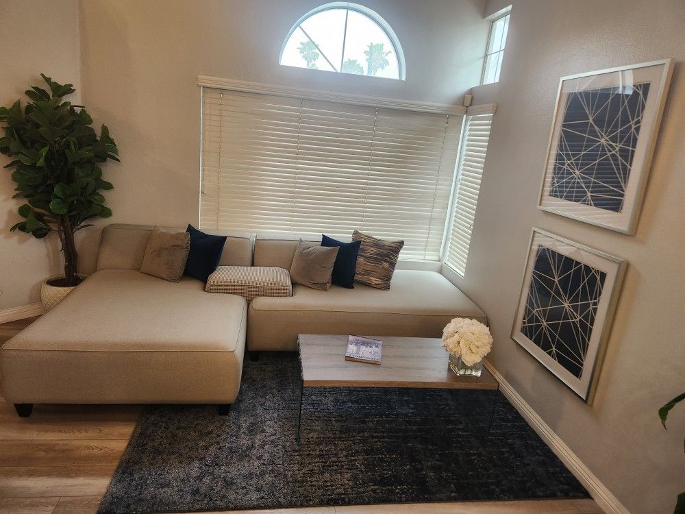 Modern Sofa And Coffee Table Set