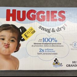 Huggies Size 4 Snug Dry -Diapers -Pañales 