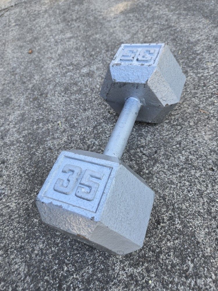 Single 35lb Dumbbell