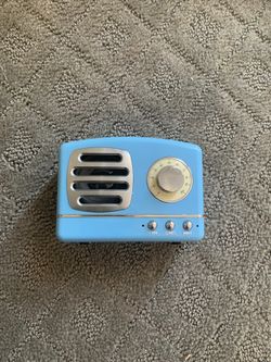 Blue speaker