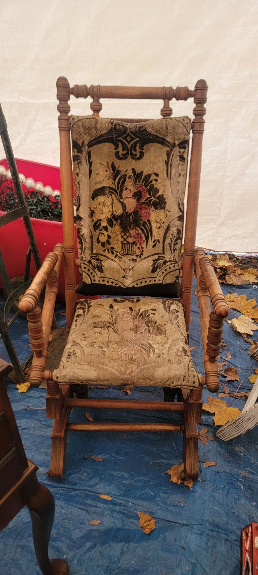 Antique Victorian Rocker Rocking Chair 