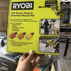 Ryobi EZClean Power Cleaner Chemical Nozzle Kit.