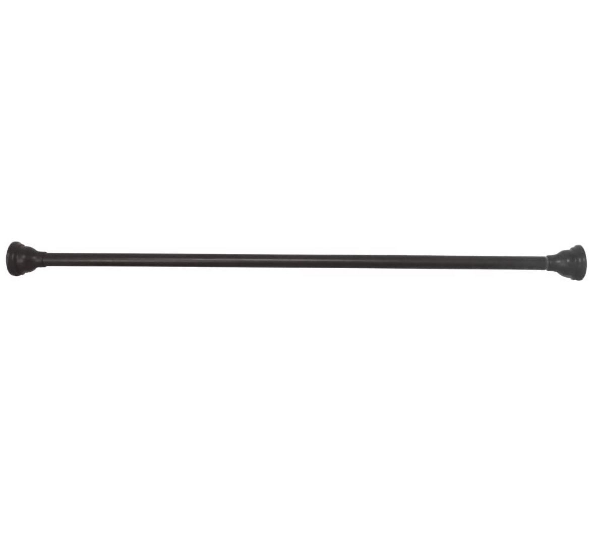 Kingston Brass SR115 Americana 60-Inch-72-Inch Tension Shower Rod with Decorative Flange, Oil Rubbed Bronze.