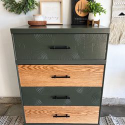 Modern + Boho Dresser / Solid Wood