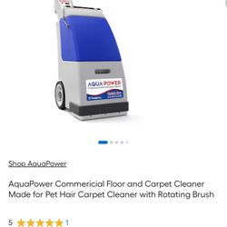 Aqua Power Commercial Professional Carpet And Upholstery Cleaner