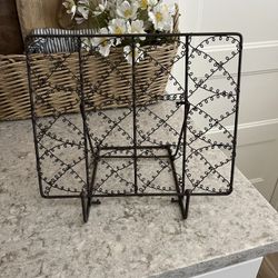 Metal Cook Book Holder $12