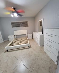 Juego de Dormitorio 6 Piezas | Moderno y Elegante Disponible en colores negro, blanco y gris 