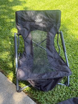 black Hitorhike Low Sling Camping Chair