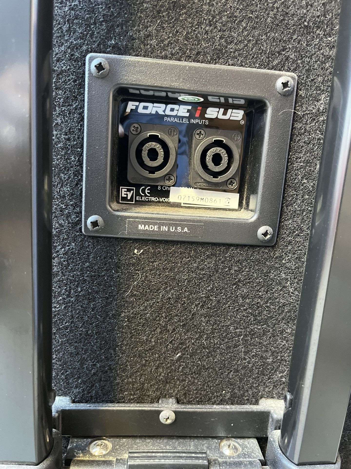 EV 15” Subwoofer, Unpowered