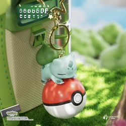 Pokemon Keychain Sleeping Bulbasaur Chinese Official Edition Gift Kids