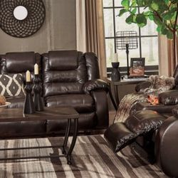 Sofa Loveseat pair with Recliners