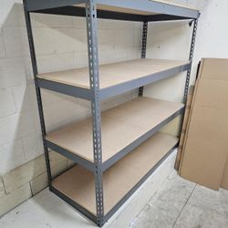 Boltless Shelving 60 In W x 24 In D Industrial Warehouse Racks Similar to ULINE Delivery Available
