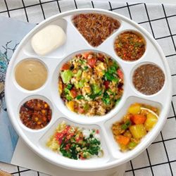 9-Compartment Party Plates - Heavy Duty - Bulk Deal